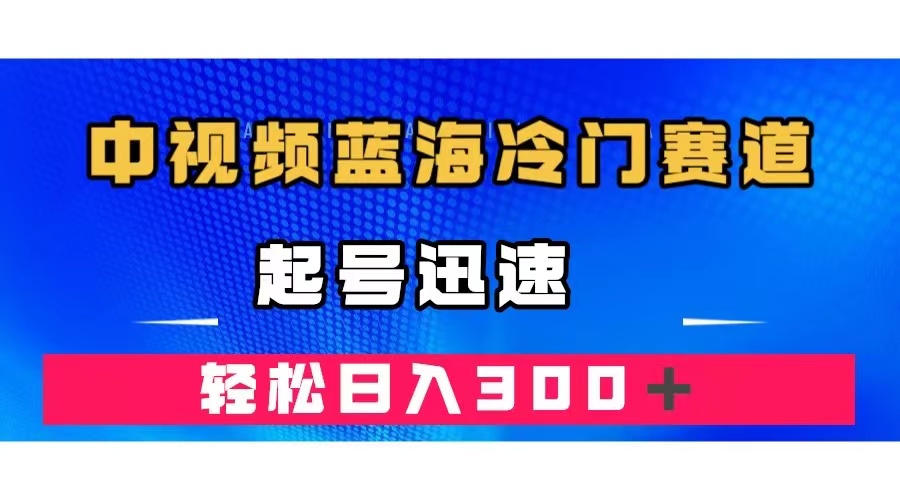 中视频蓝海冷门赛道，韩国视频奇闻解说，起号迅速，日入300＋-小奔自媒体