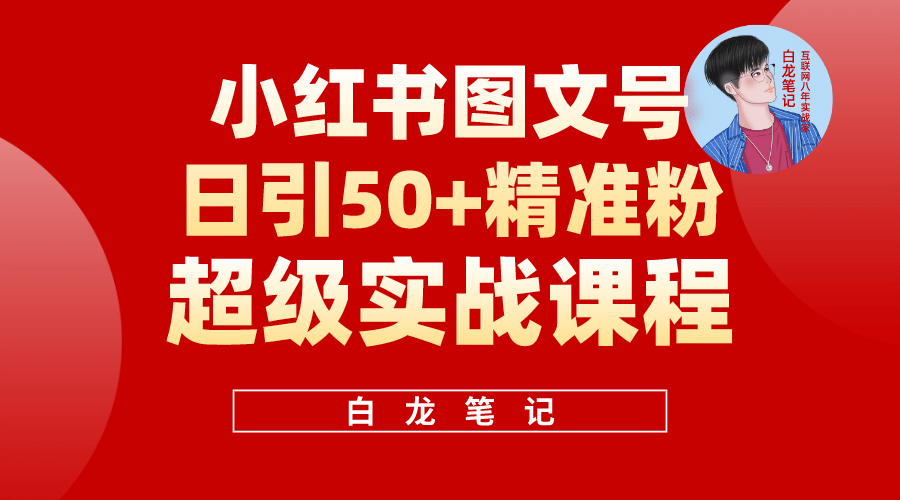 小红书图文号日引50 精准流量，超级实战的小红书引流课，非常适合新手-小奔自媒体