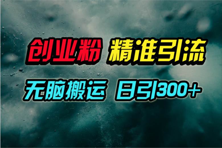 视频号纯搬运日引300+创业粉教程！-小奔自媒体