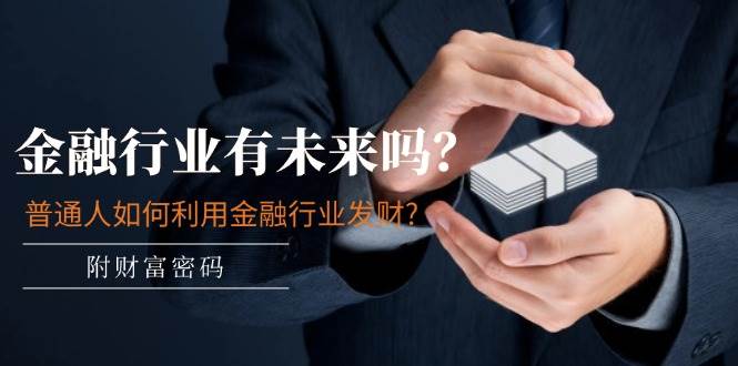 某付费文章：金融行业有未来吗？普通人如何利用金融行业发财?(附财富密码)-小奔自媒体